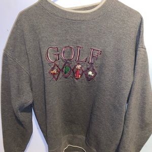 Oversized vintage golf hoodie